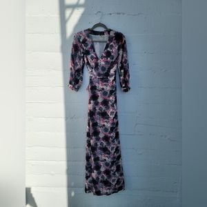 Gracia Floral Wrap Dress Size Small